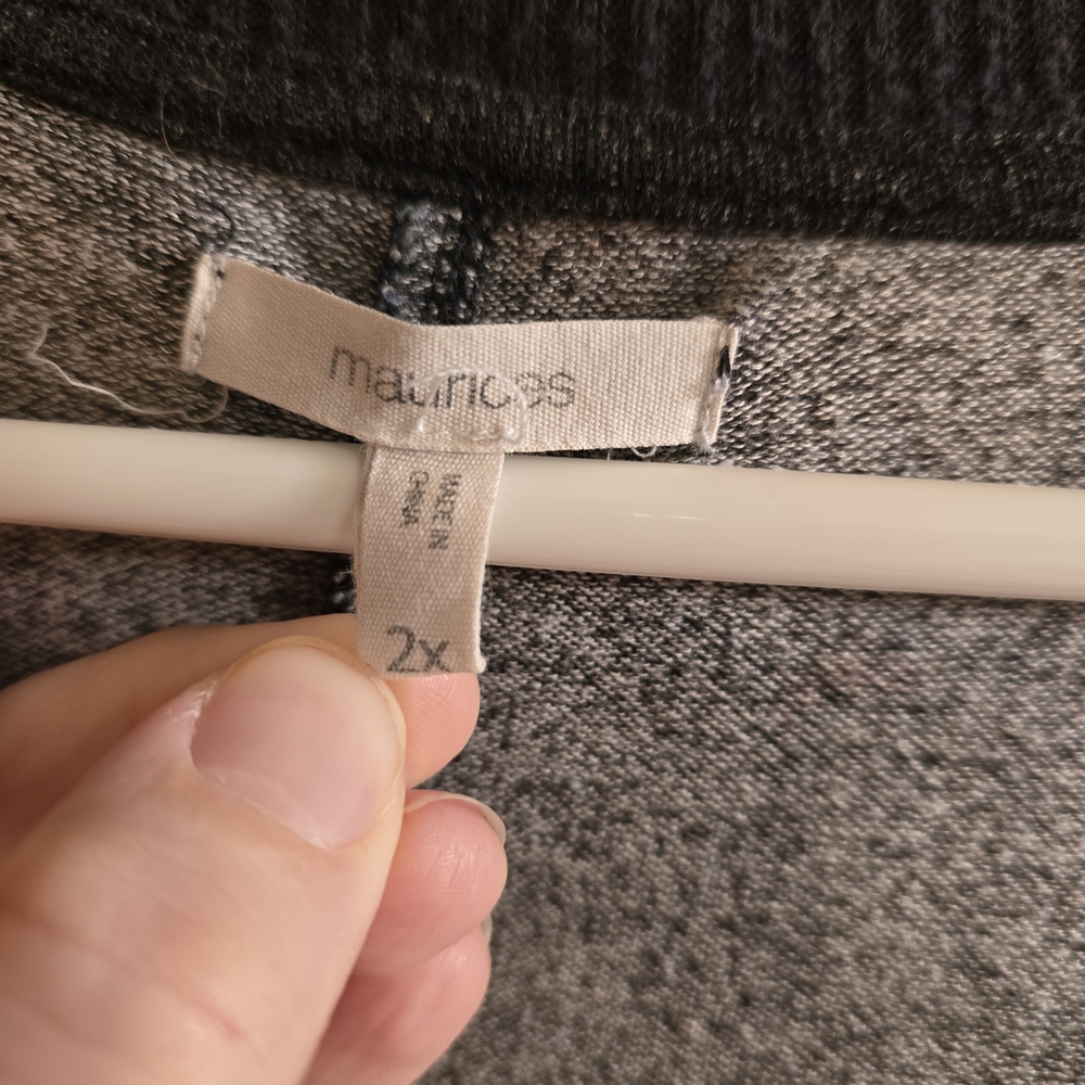 Maurices Charcoal Gray Knit Top - Picture 4 of 5